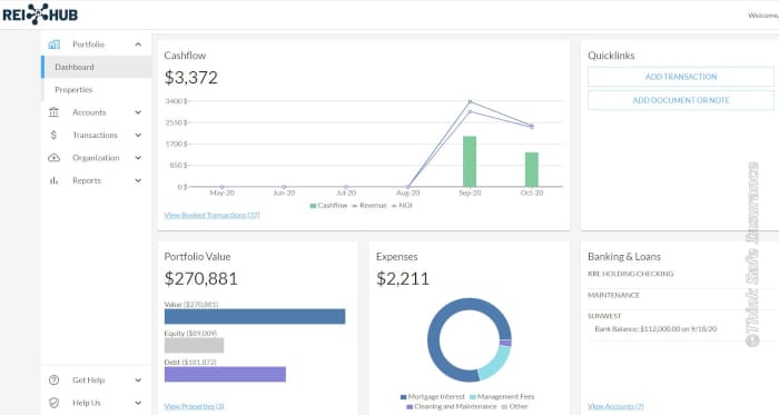 REI Hub Portfolio Dashboard - © Think Safe Insurance Landlord Insurance